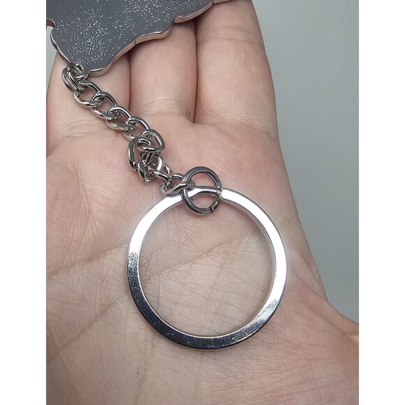 Dolls Kill Metal Enamel Logo Keychain NEW Goth 3" - Picture 4 of 7